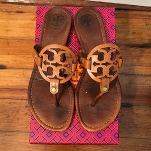 Tory Burch Miller Sandals - Vachetta